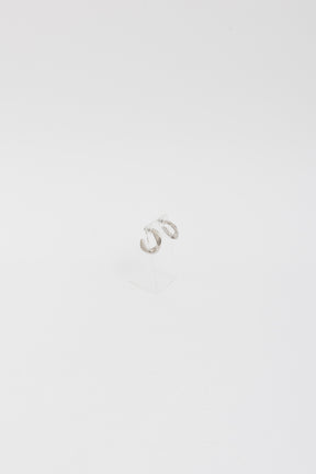 Logo Half-Hoop Earrings