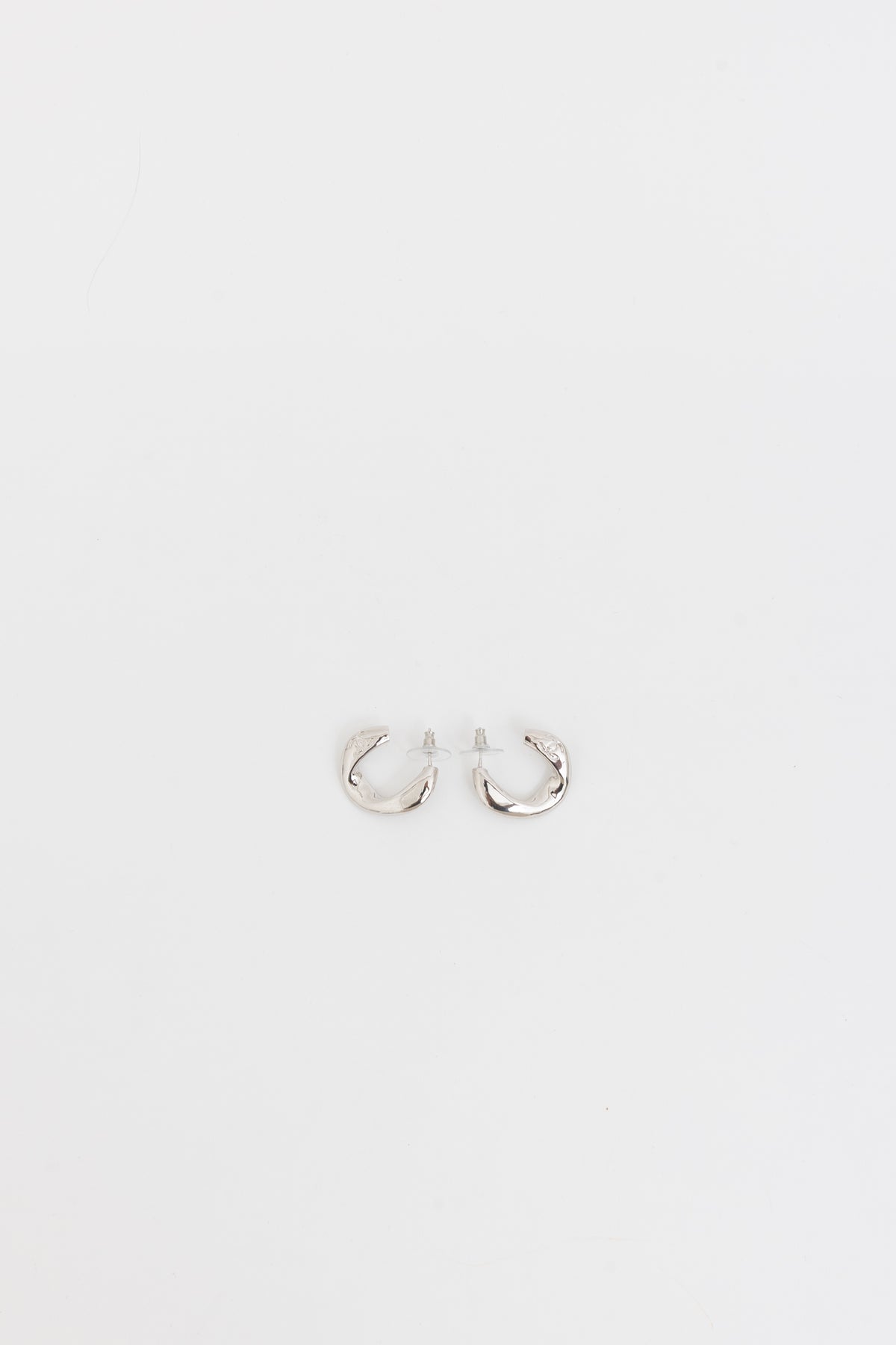 Logo Half-Hoop Earrings