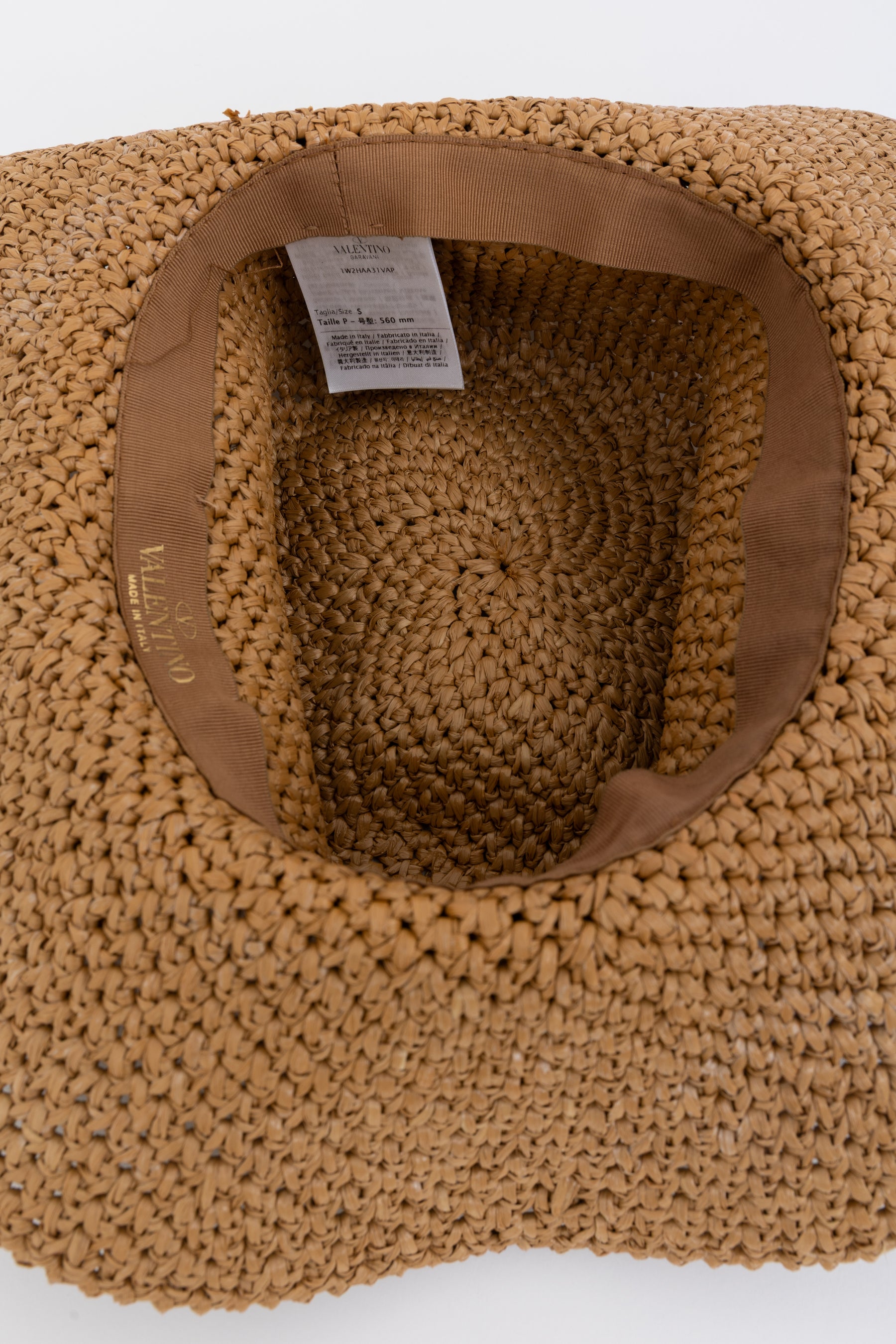 VLOGO Raffia Sun Hat