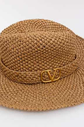 VLOGO Raffia Sun Hat