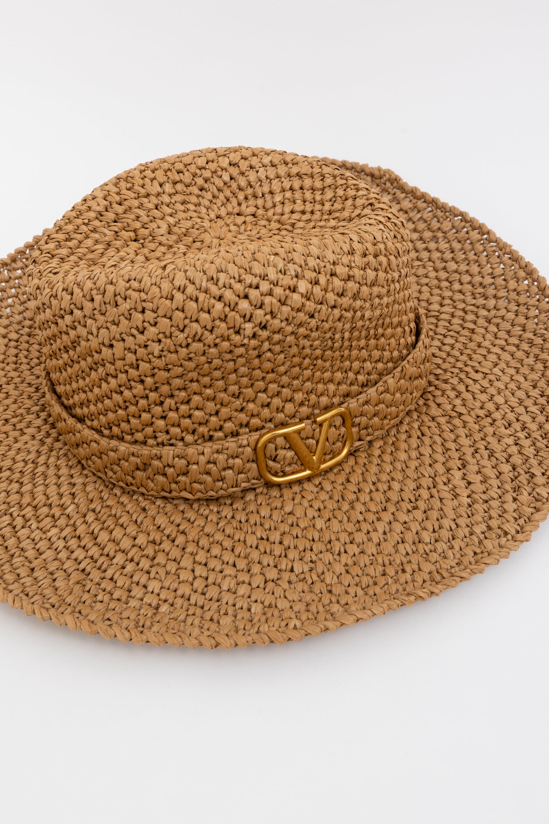 VLOGO Raffia Sun Hat