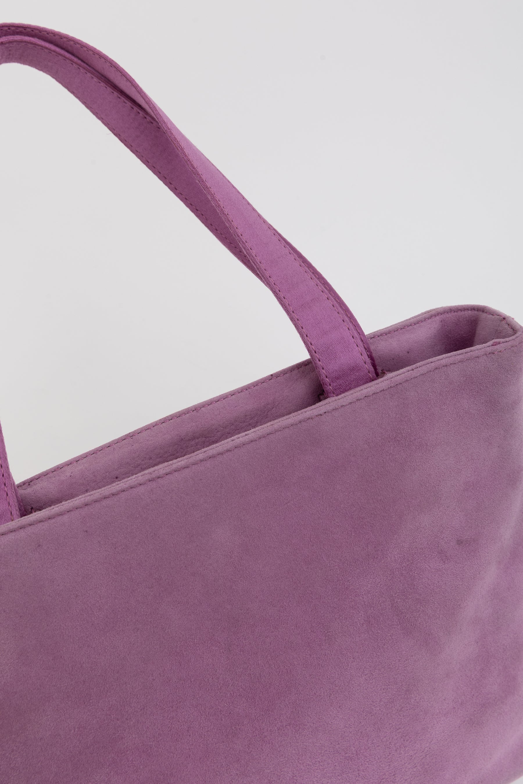 Suede & Silk Mini Tote