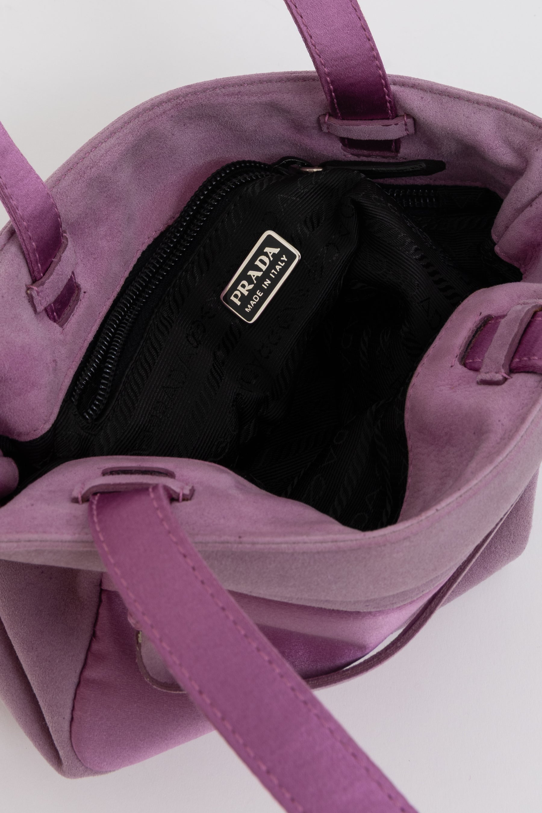 Suede & Silk Mini Tote