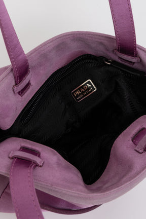 Suede & Silk Mini Tote