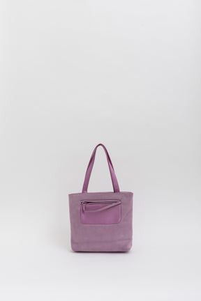 Suede & Silk Mini Tote