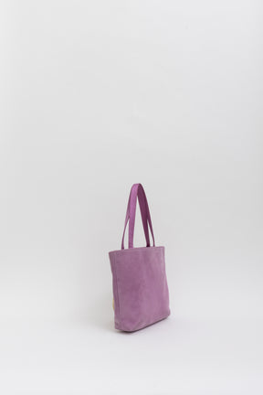 Suede & Silk Mini Tote