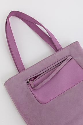 Suede & Silk Mini Tote