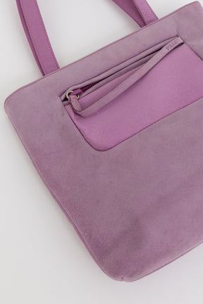 Suede & Silk Mini Tote