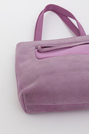 Suede & Silk Mini Tote