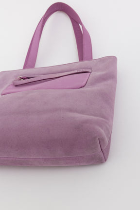 Suede & Silk Mini Tote