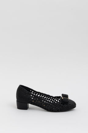 Macramé Vara Bow Pumps