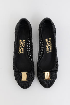 Macramé Vara Bow Pumps