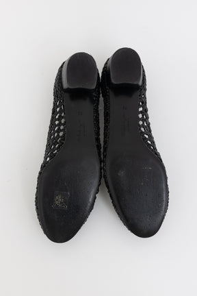 Macramé Vara Bow Pumps