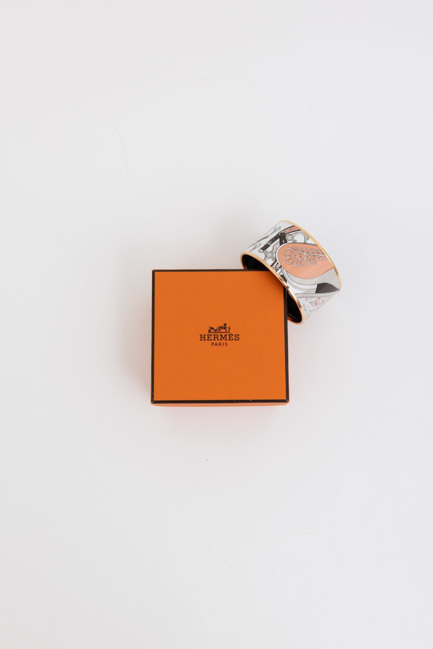 Wide Enamel Bangle