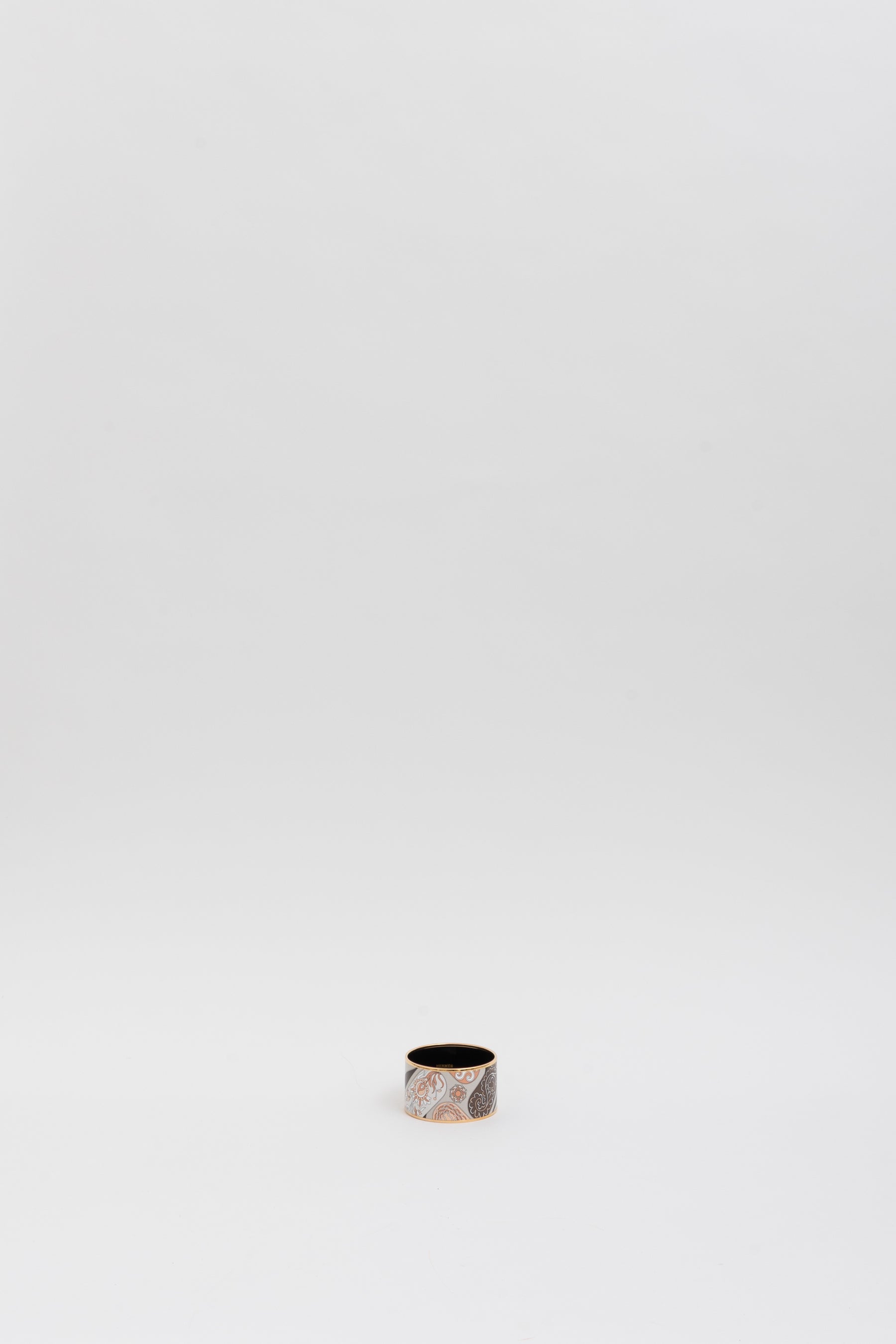 Wide Enamel Bangle