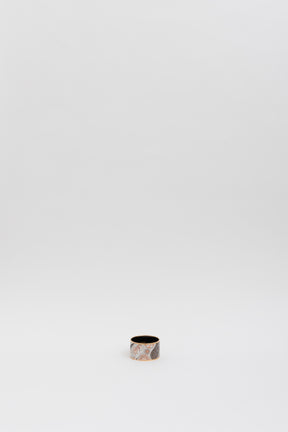 Wide Enamel Bangle