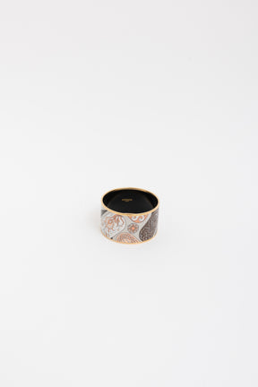 Wide Enamel Bangle