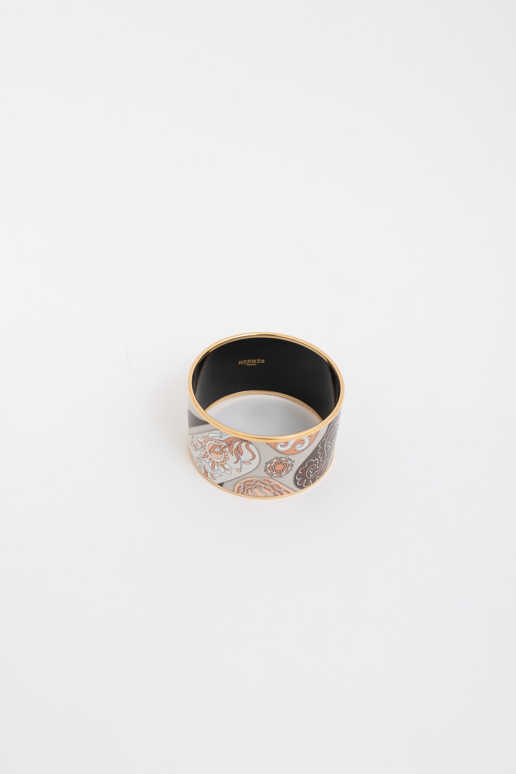 Wide Enamel Bangle