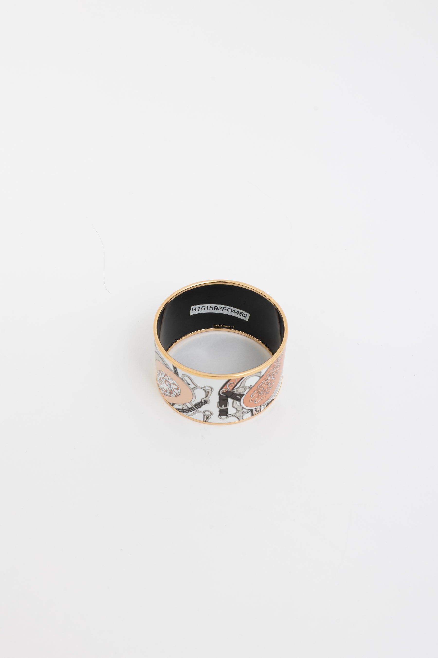 Wide Enamel Bangle
