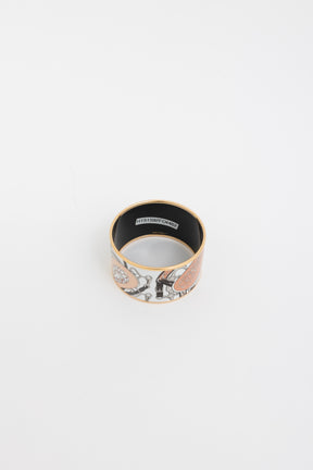 Wide Enamel Bangle