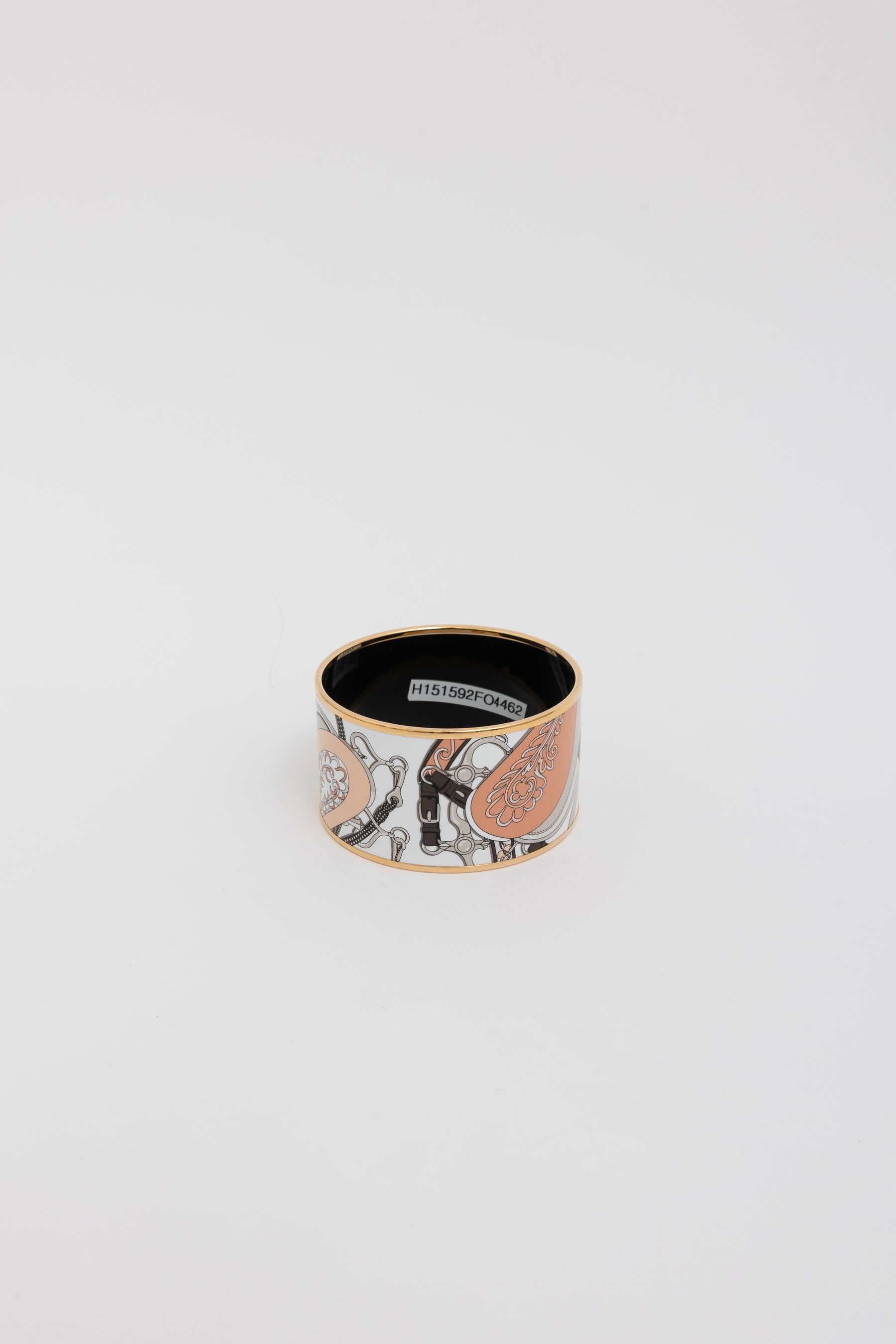 Wide Enamel Bangle