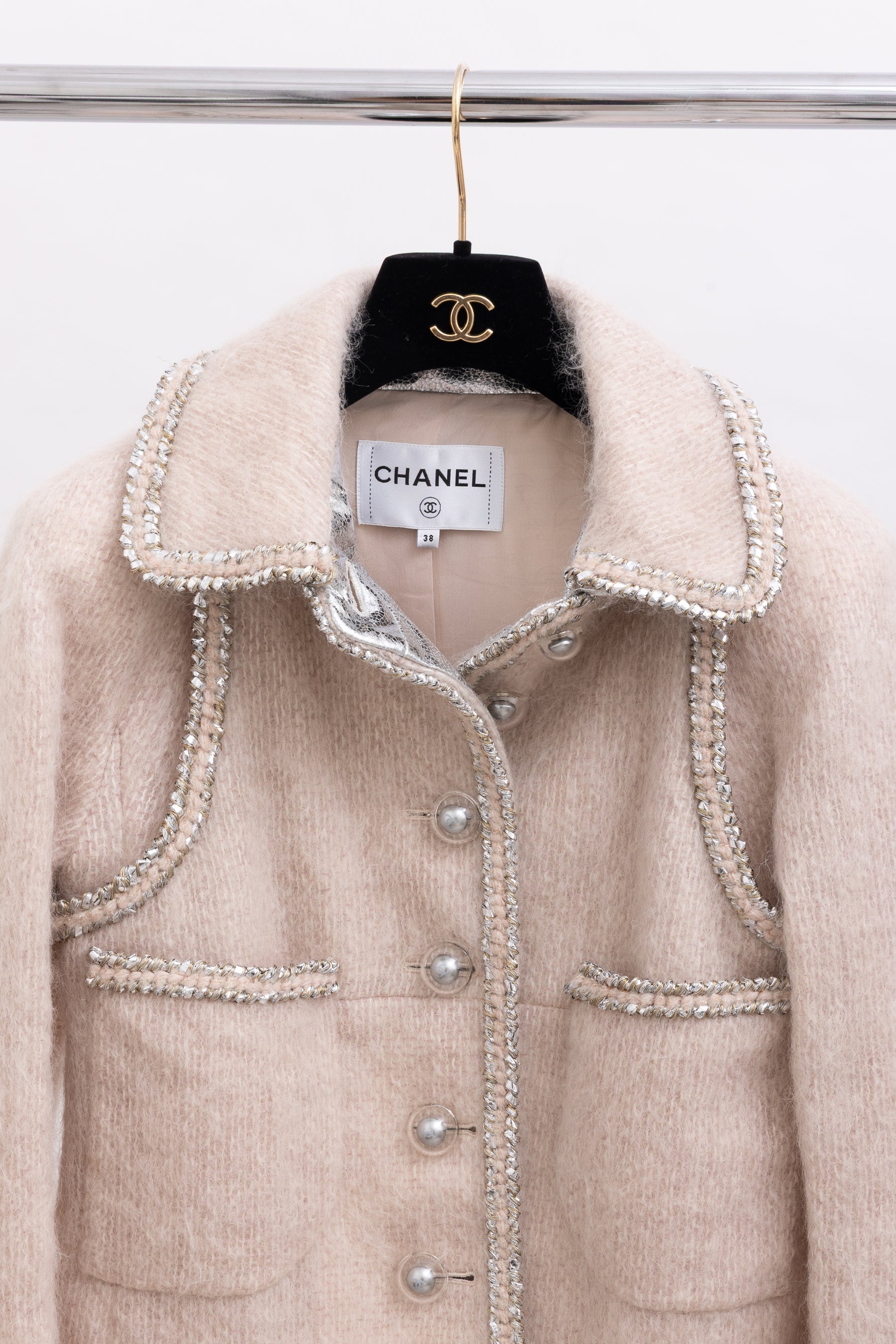 17A Mohair-Wool Jacket and Mini Skirt