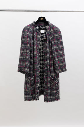 07P Reversible Tweed Coat