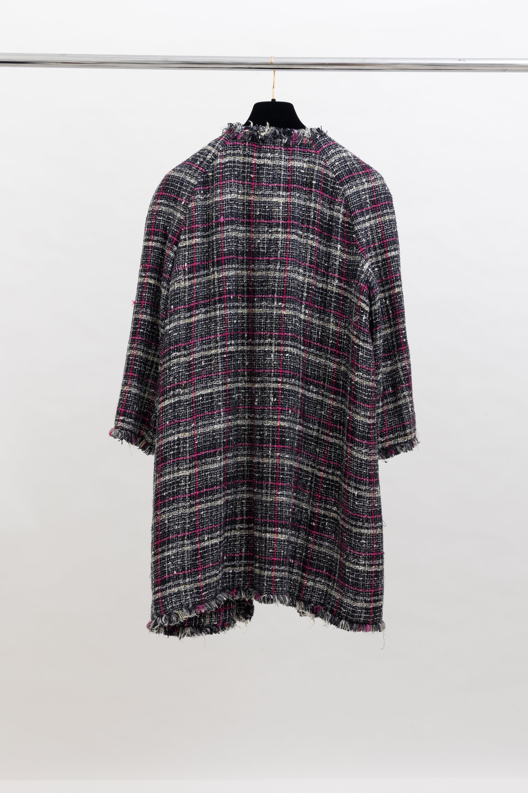 07P Reversible Tweed Coat