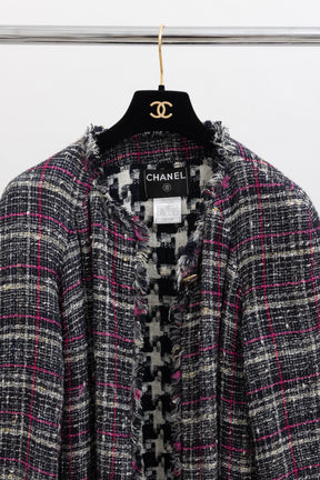 07P Reversible Tweed Coat