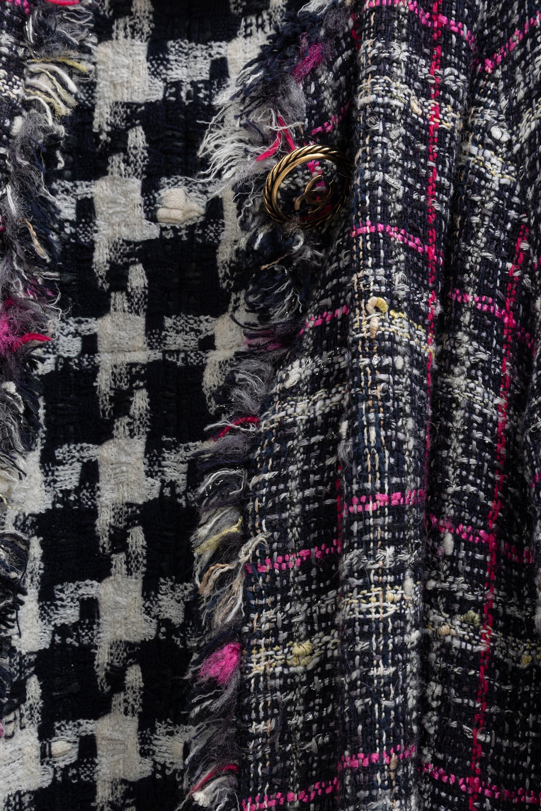 07P Reversible Tweed Coat