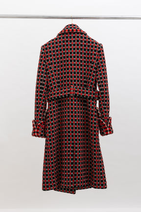 Belted Tweed Coat