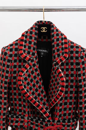 Belted Tweed Coat