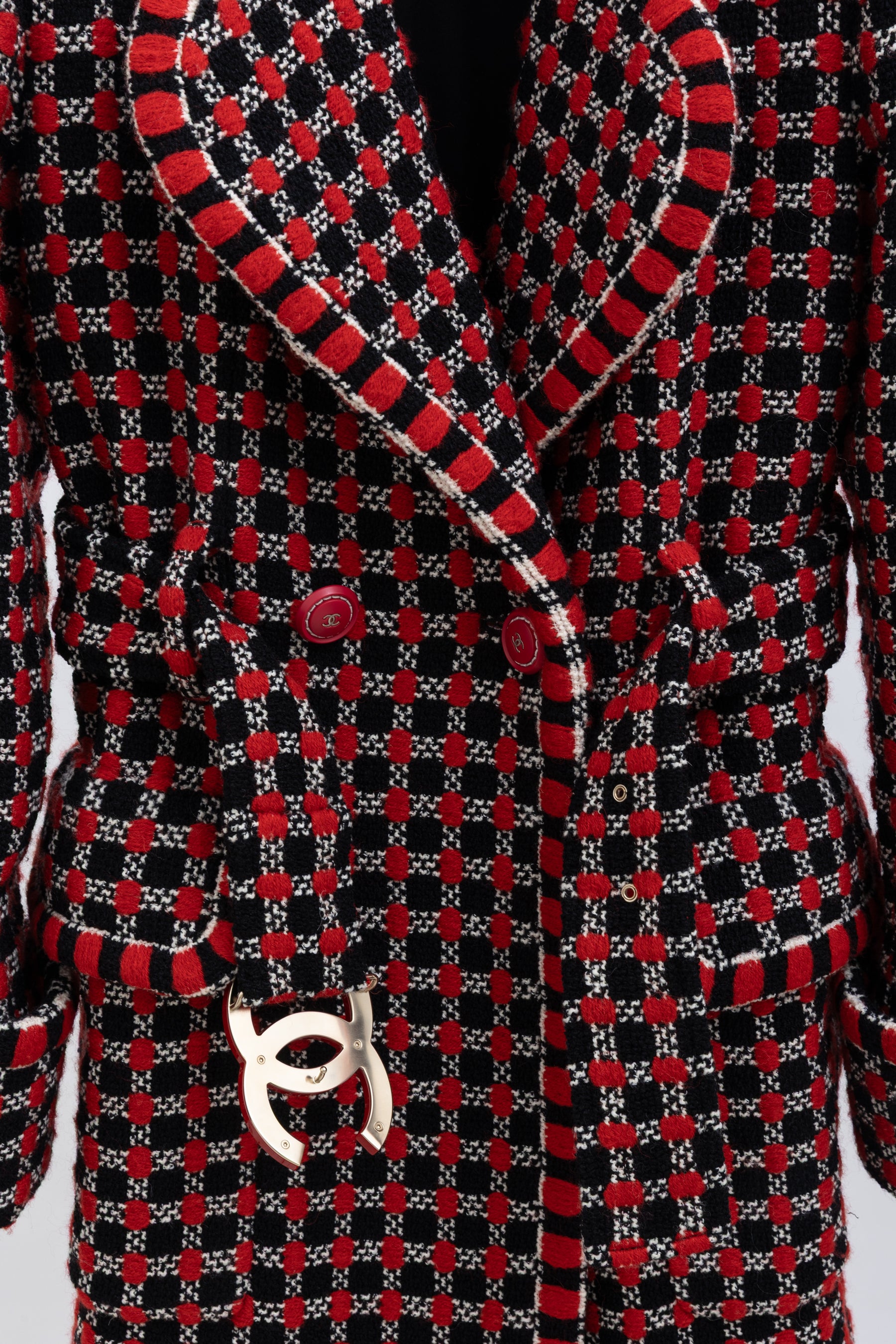 Belted Tweed Coat