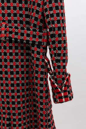 Belted Tweed Coat