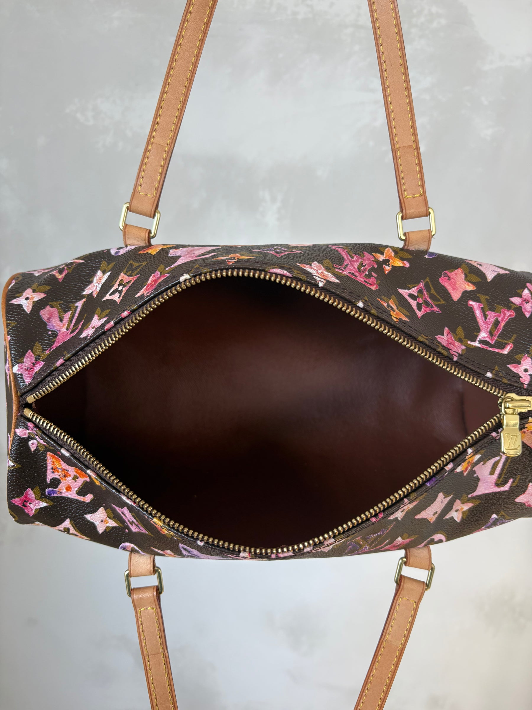Louis Vuitton x Richard Prince Monogram Water Colour Papillon Bag