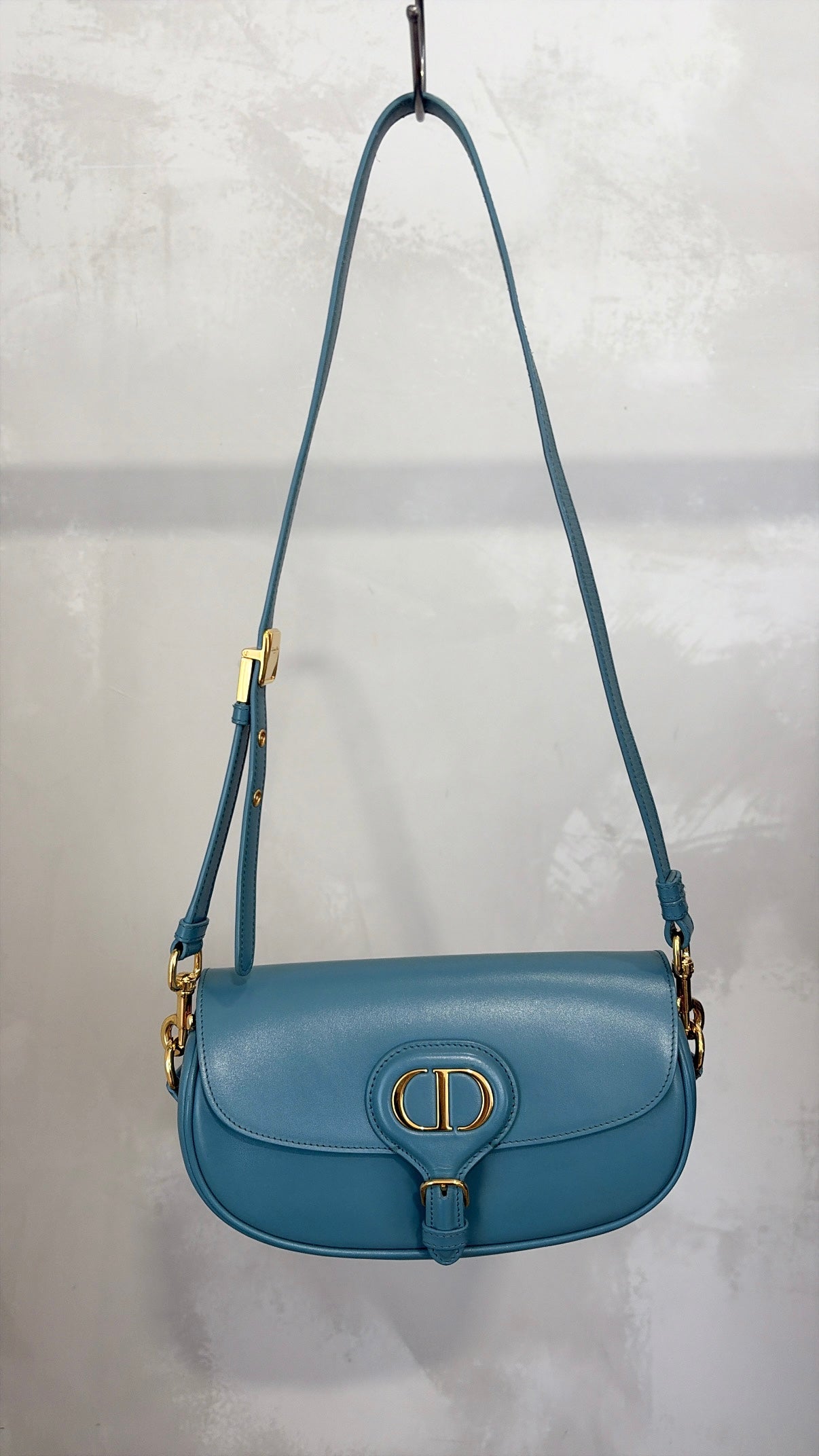 Dior Powder Blue Bobby East West Bag