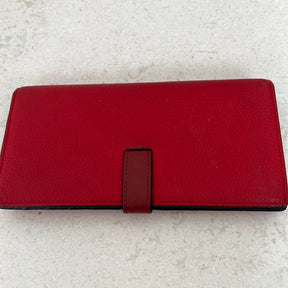 Loewe Red Long Wallet
