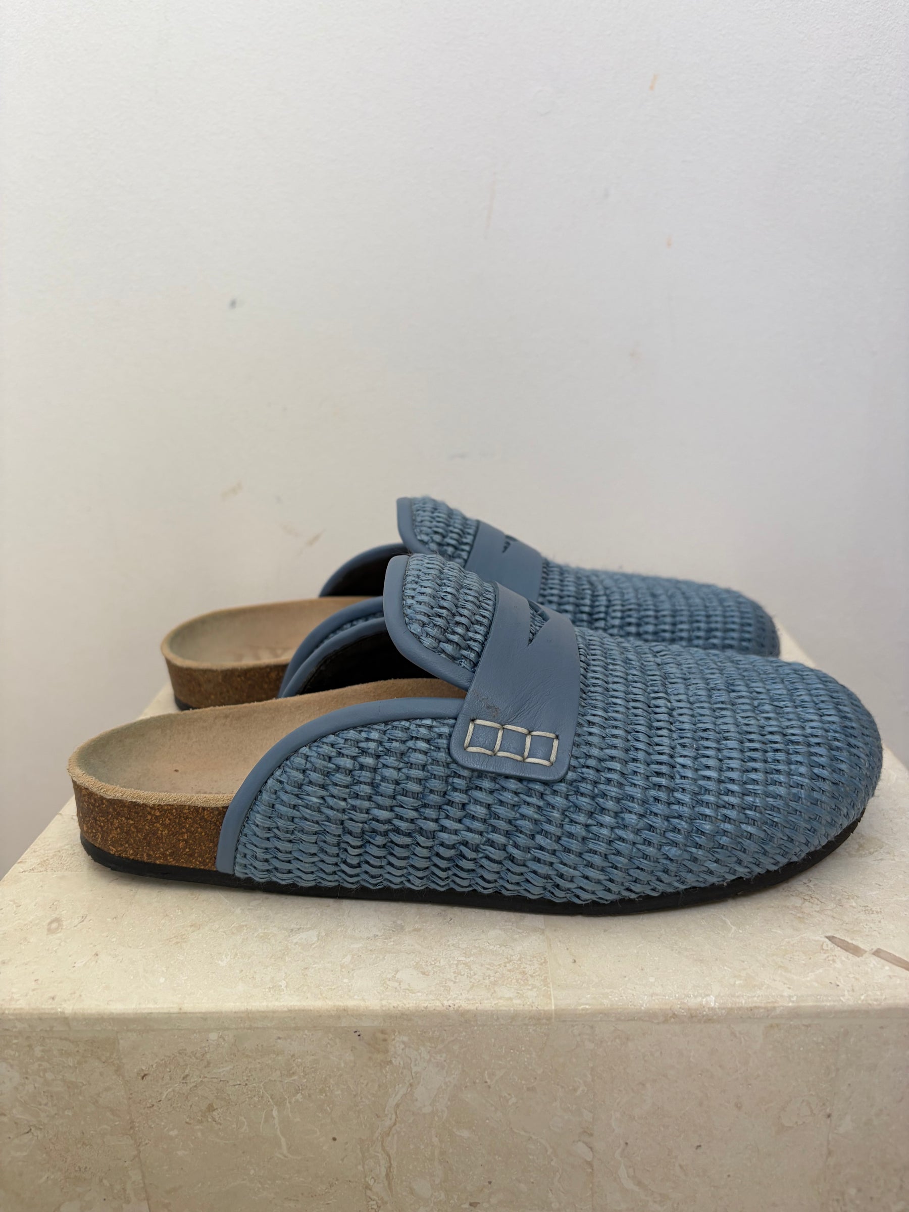JW Anderson Blue Mules, 38D