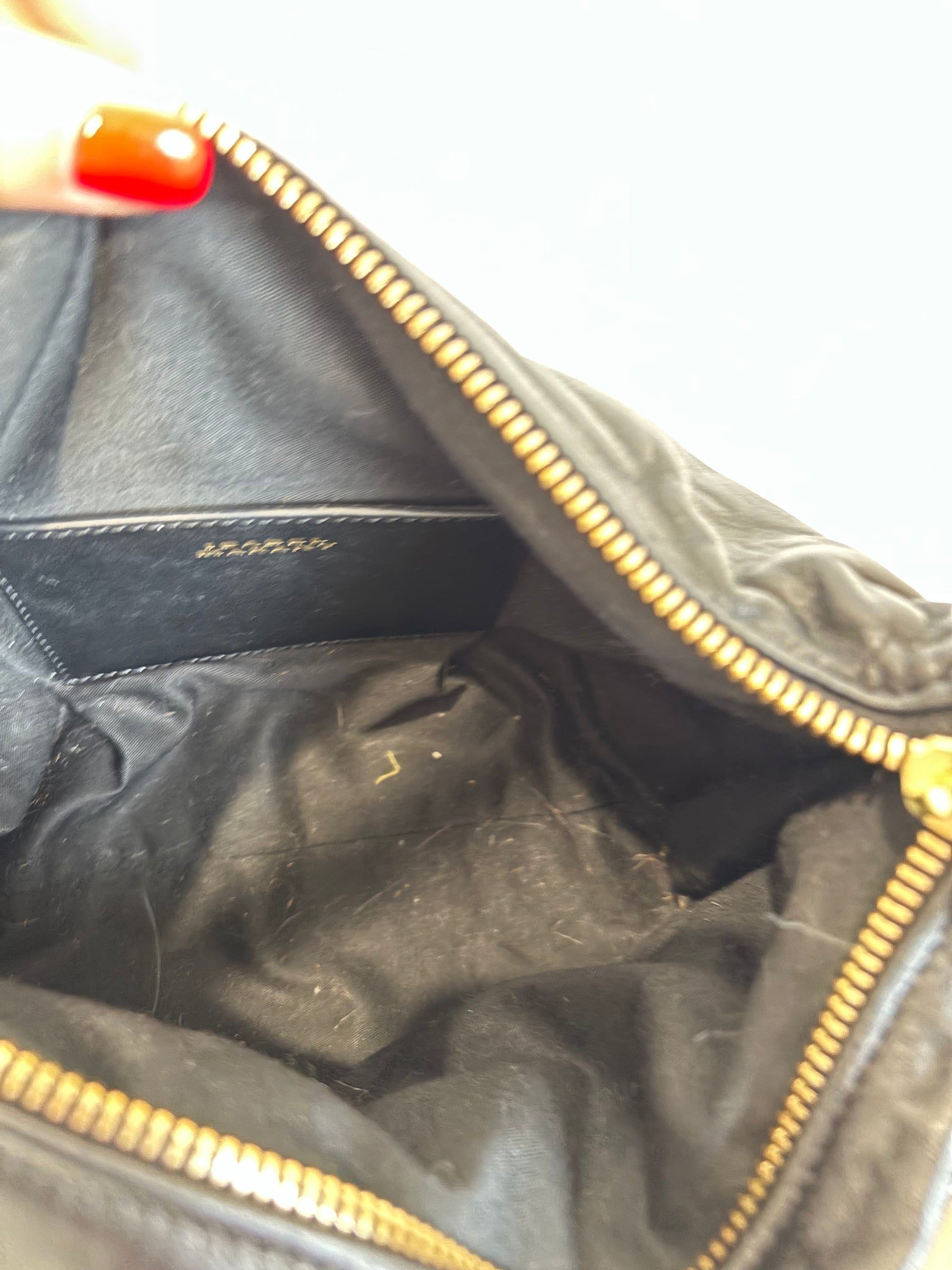 Isabel Marant Black Soft Leather Crossbody Bag