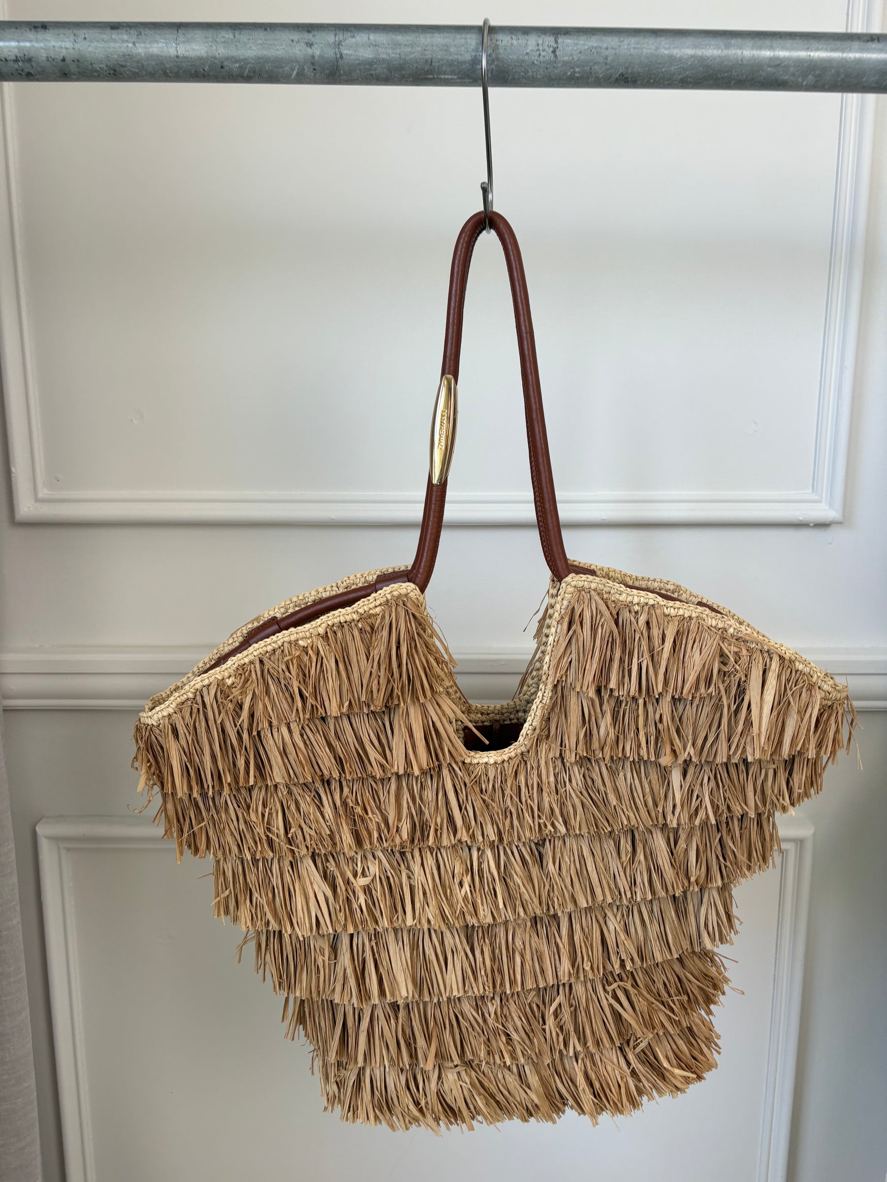Zimmermann Goldentime Medium Fringe Tote