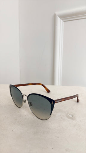 Gucci Blue Cat Eye Sunglasses