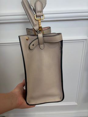 Fendi Stone Leather Peekaboo X-Lite Bag