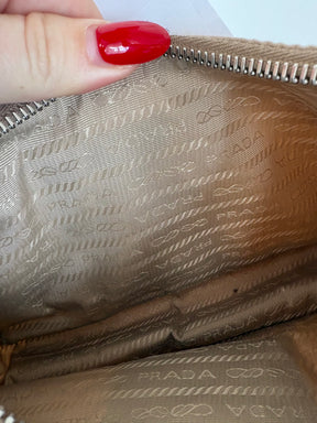 Prada Beige Re-Nylon Crossbody Bag