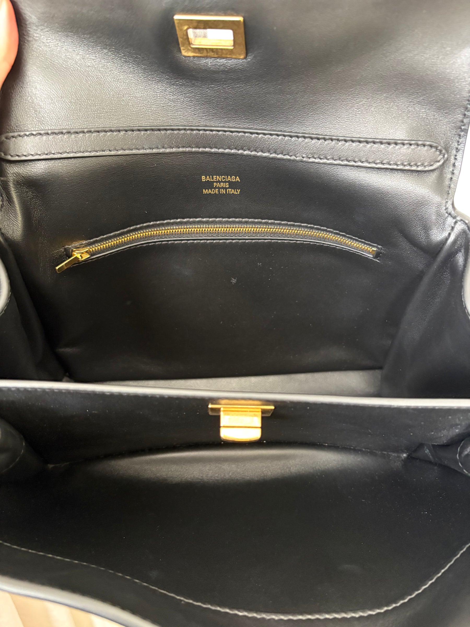 Balenciaga Small Black Rodeo Shoulder Bag