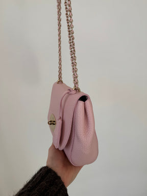 Mulberry Ballet Pink Soft Grained Leather Small Lily Bag