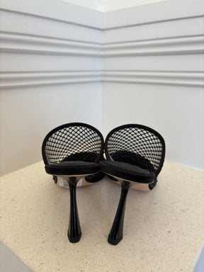 Studio Amelia Mesh Cryal Mules, 37