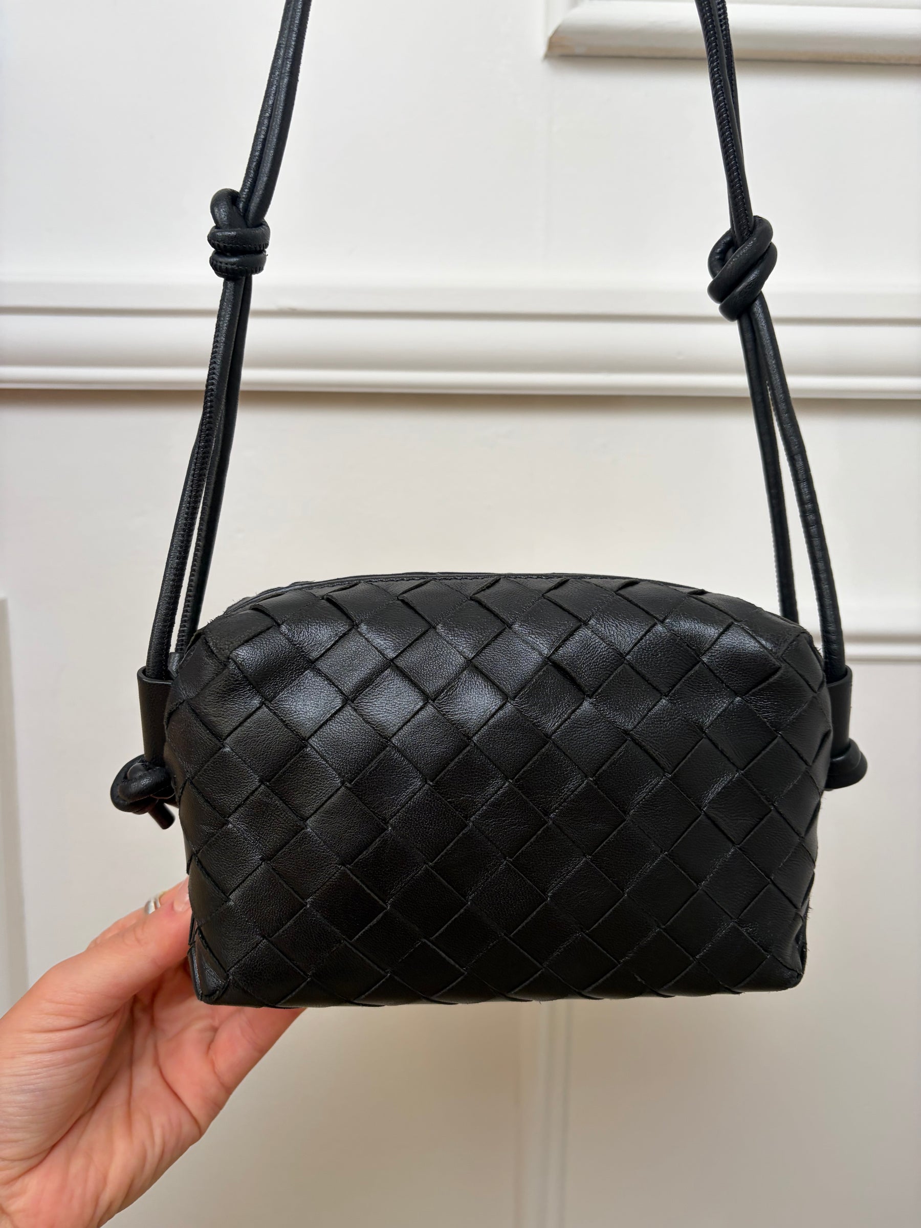 Bottega Veneta Mini Loop Camera Bag Black