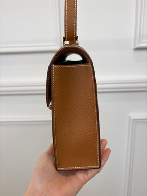 Hermès Gold Epsom Leather Verrou 21