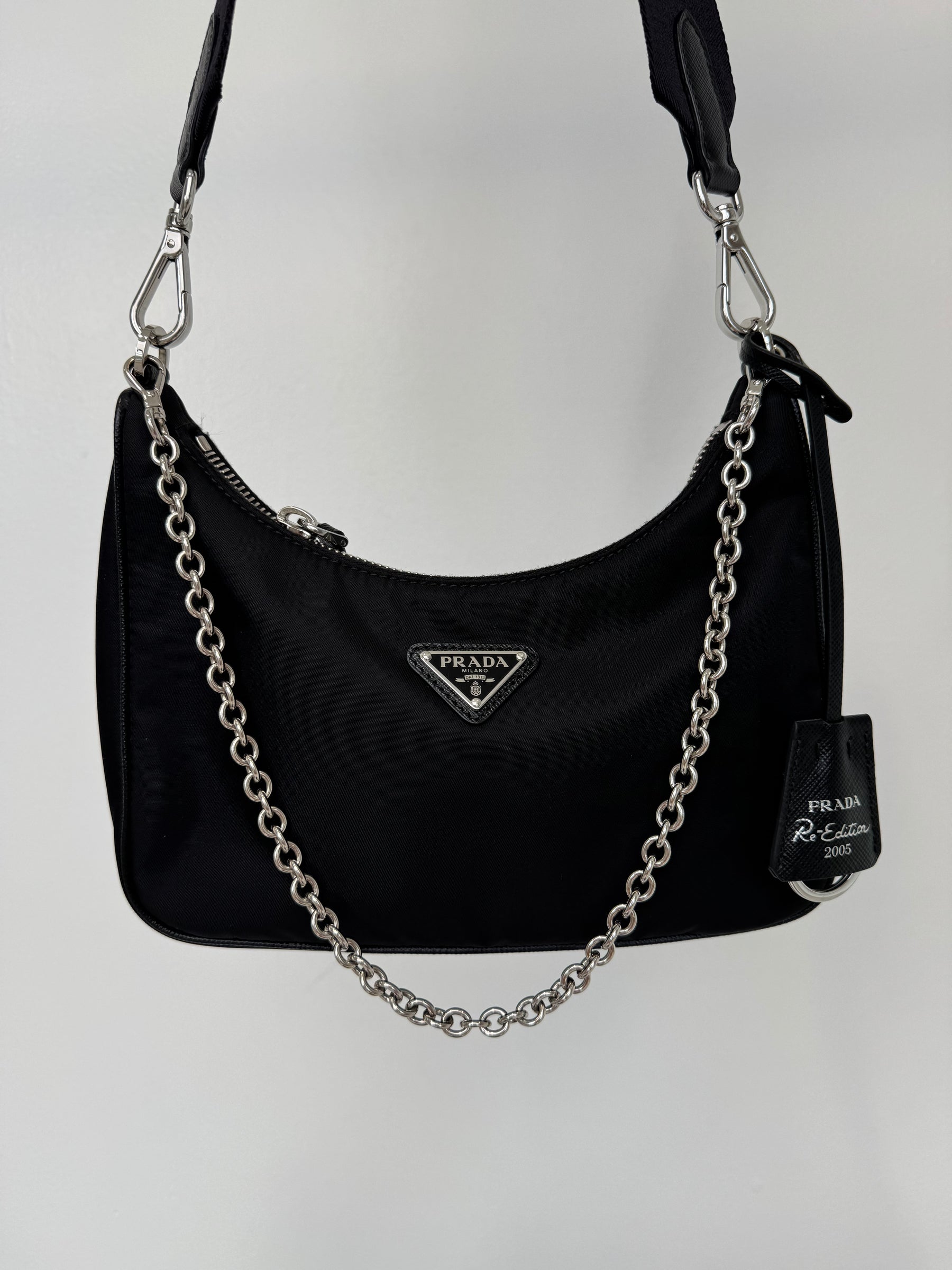 Prada Black Re-Edition 2005 Re-Nylon bag