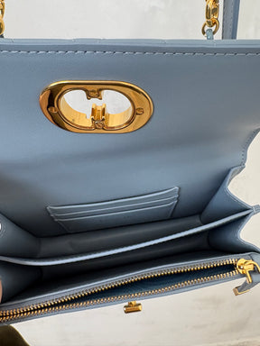 Dior Dusty Blue Miss Caro Mini Bag